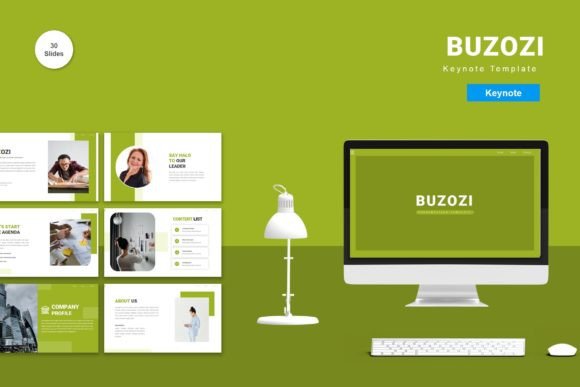 Buzozi - Keynote Template: Elevate Your Presentations with Professional Design