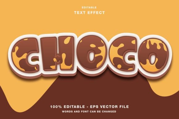 Choco Cartoon Splash Text Effect: A Vibrant Tool for Modern Design