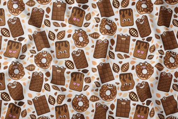 Chocolate Smile Seamless Pattern: A Workflow Asset for Design and Branding