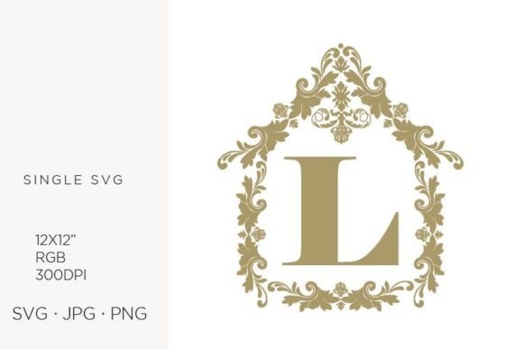 House Like Ornamental Emblem, Letter L: A Versatile Vector Asset for Modern Design Projects