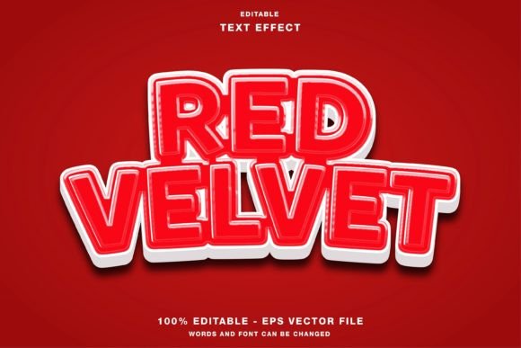 Red Velvet 3D Text Effect: A Practical Guide for Designers