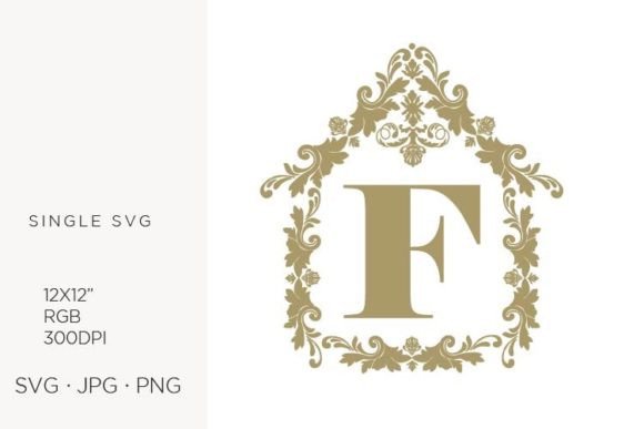 Refining Brand Identity with the House Like Ornamental Emblem and Letter F
