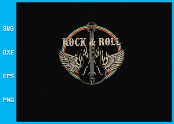 Rock Roll Guitar Wings Music Svg: A Strategic Asset for Creators and Brands