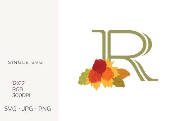Rose Flowers As a Part of Letter R: A Strategic Asset for Brand Identity and Design