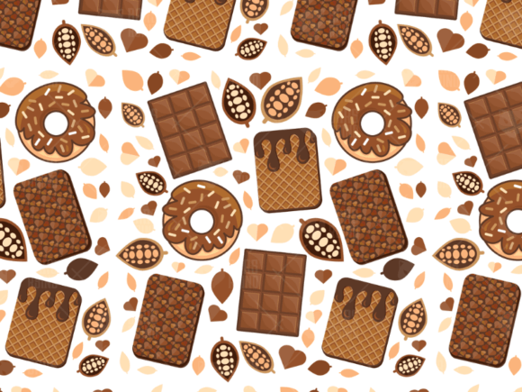 Strategic Application of the Chocolate Cacao Seamless Pattern in Brand Design