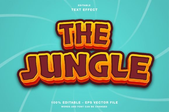 The Jungle Game Cartoon Text Effect: A Vibrant Typography Tool