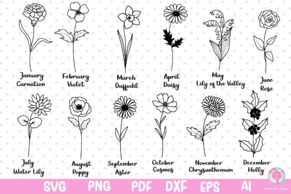 Unlocking Creativity with Birth Month Flowers Svg and the Ultimate Flowers Bundle